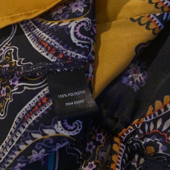 Express Faux Silk Satin Bandana Cami Tank Size S - Picture 12 of 13